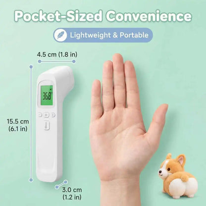 2-in-1 Cat Dog Thermometer Display Reading