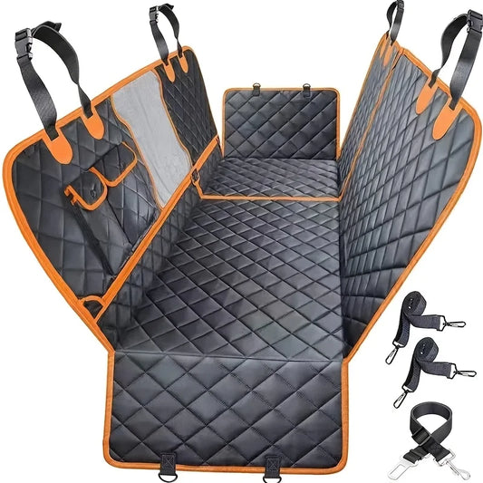 5-in-1 Convertible Dog Car Seat Cover For Rear Seat