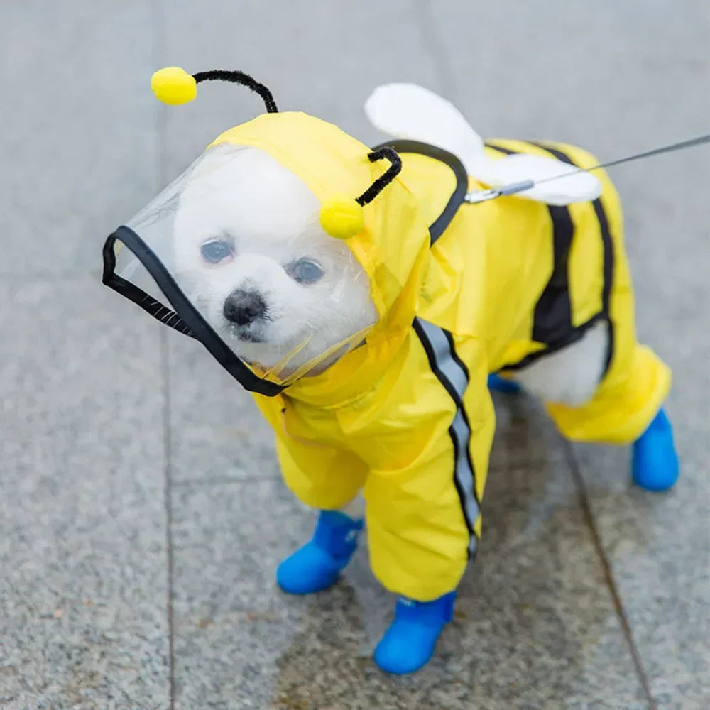 Dog Raincoat, Full Body Coverage, Reflective