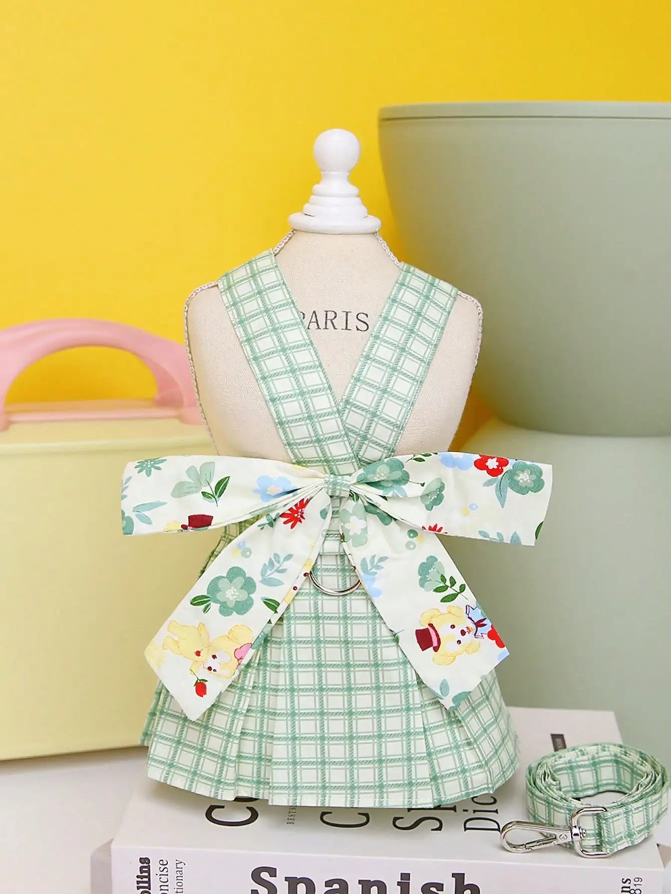 Princess Skirt Pet Harness Leash Set