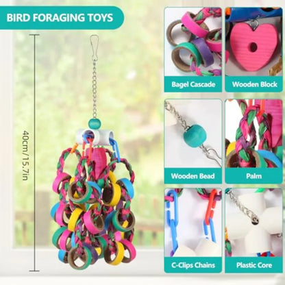Bird Foraging, Shredde, Chew Rings