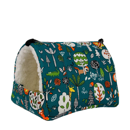 Hanging, Enclosed, Hammock Bed For Hamsters, Other Small Animals