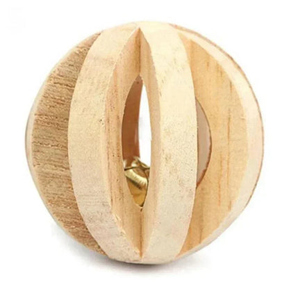 Rabbit Roller Toys Natural Wooden Pine
