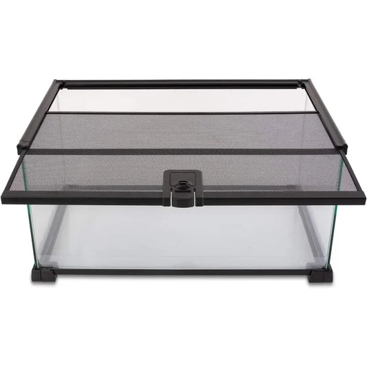 10 Gallon Reptile Terrarium with Sliding Screen Top