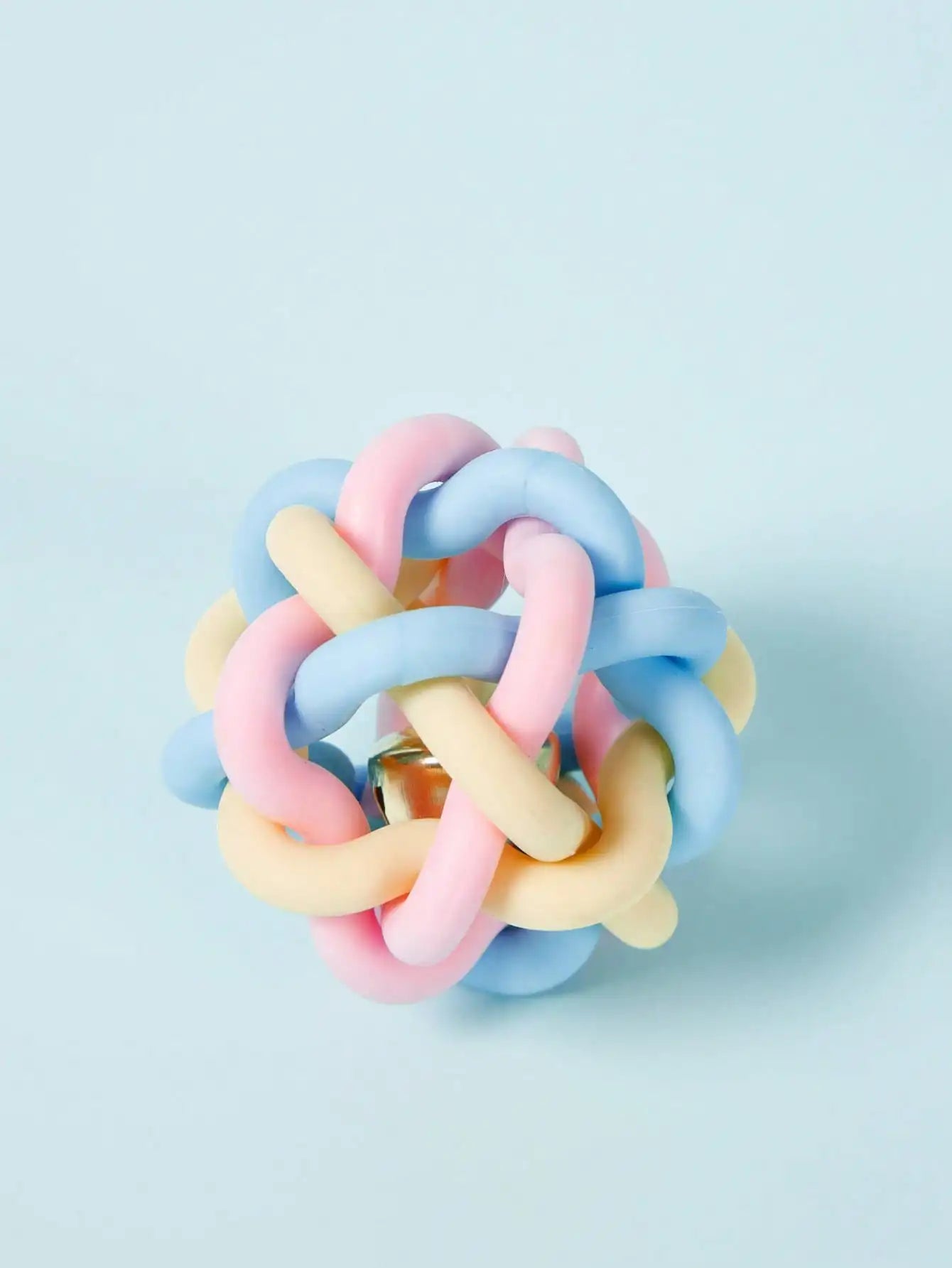 Pet Braided Bell Ball Toy For Entertainment