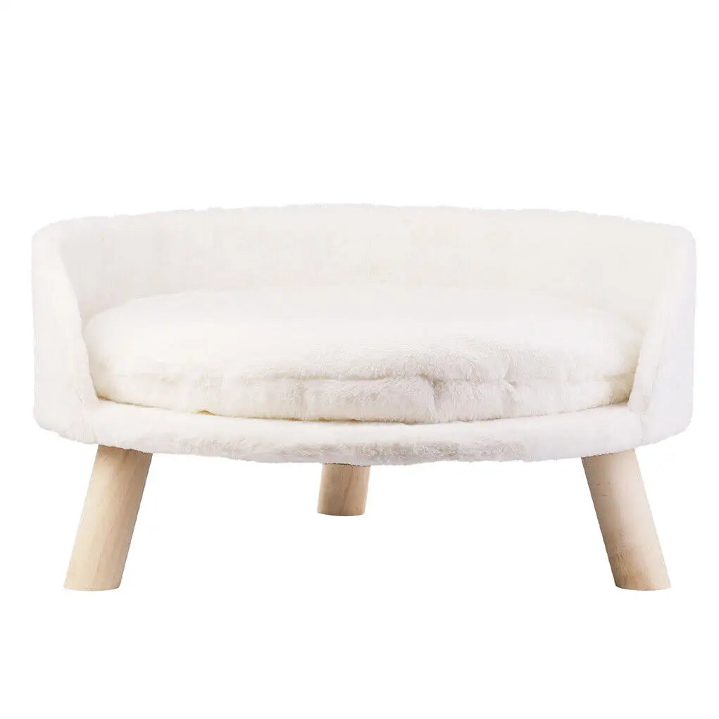 Nesting Chair Bed,  Wood Legs, Washable Cushion Pad
