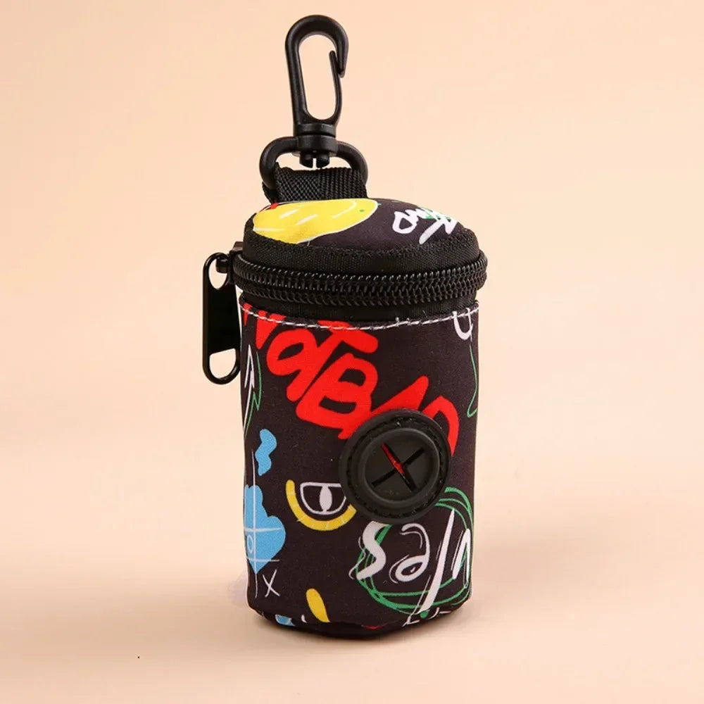 Hangable Dog Poop Bag Dispenser Zipper Top