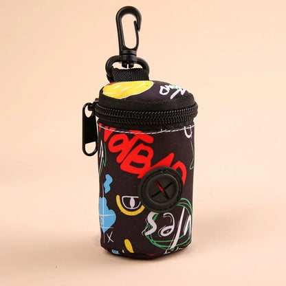 Hangable Dog Poop Bag Dispenser Zipper Top
