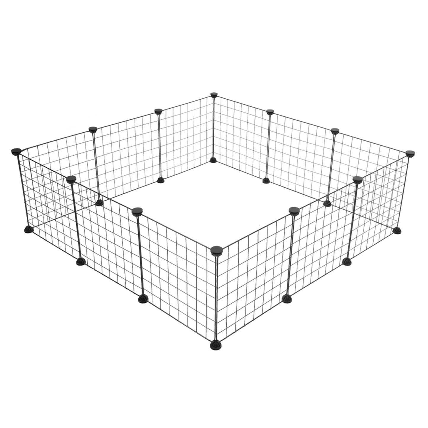 Small Animal Cage and Play Pen Indoor, Portable Metal Wire Yard Fence