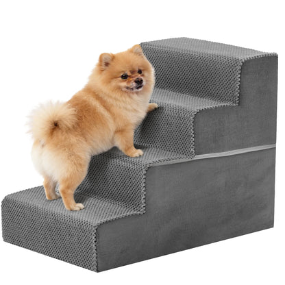 3-5 Step, Foam Dog Stairs, Indoors, Non-Slip