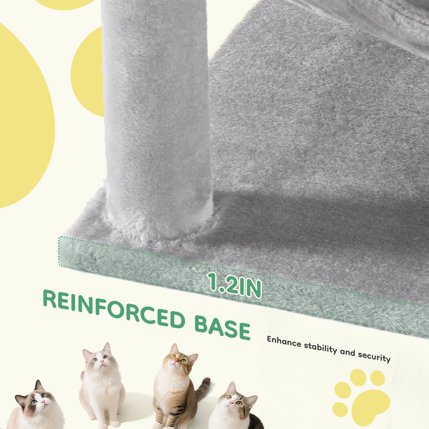 Multi-Cat Climbing Tower for Indoor Cat