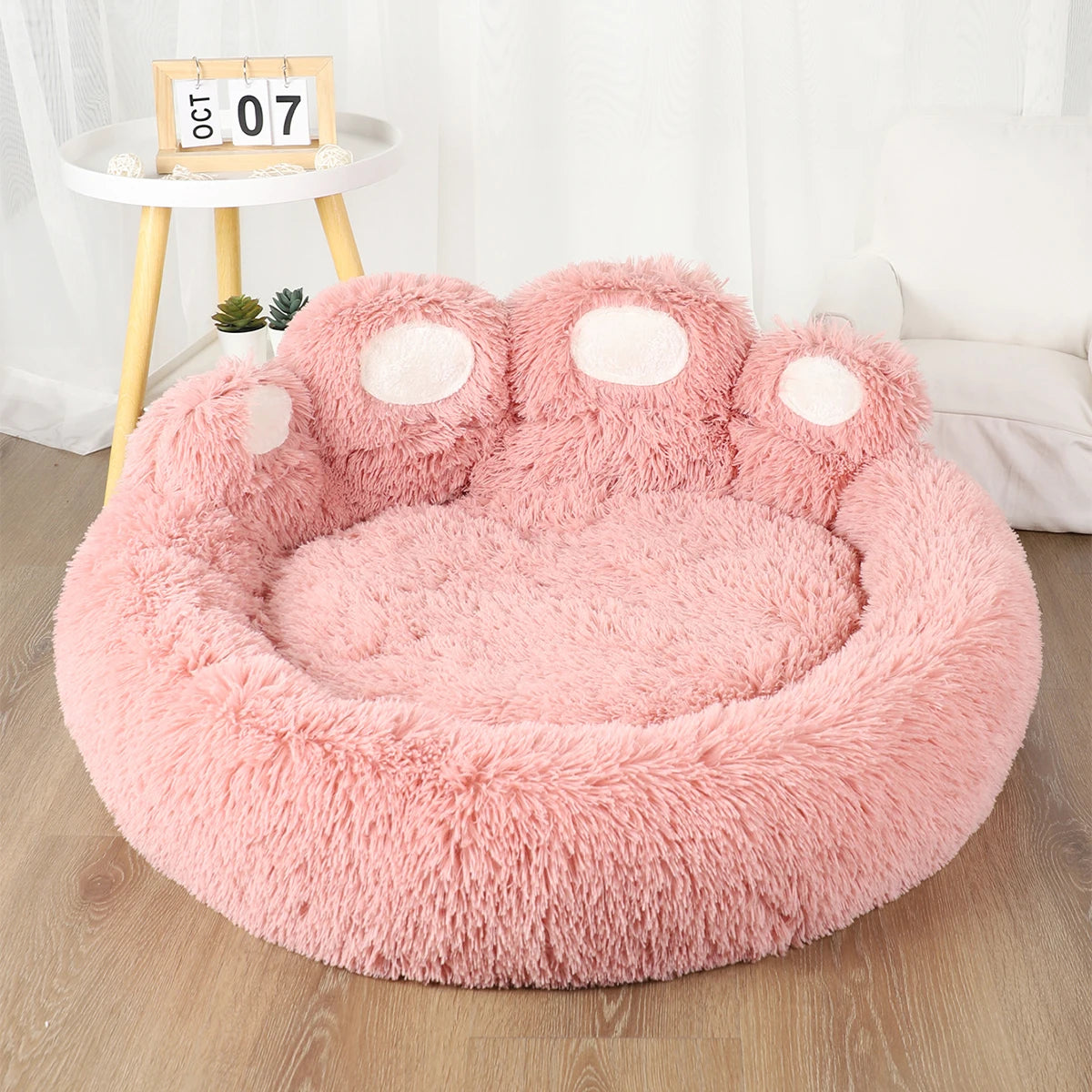 Fluffy Dog Bed Winter Warm Large Pets