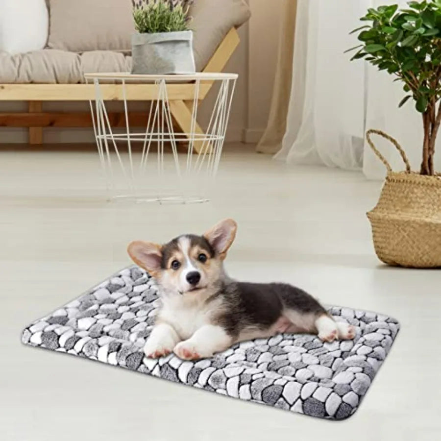 Dog Crate Pad Bed, Reversible, Cool and Warm Sleeping