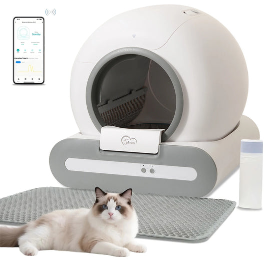 Self-Cleaning Cat Litter Box, App Control