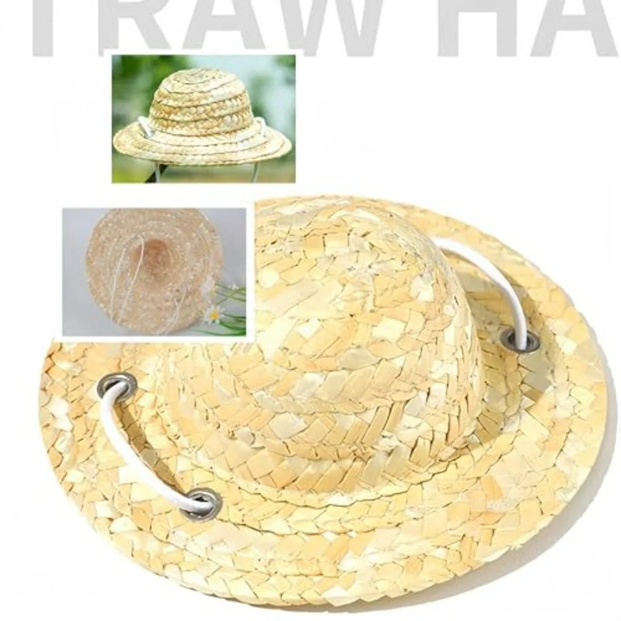 Pet Hawaiian summer set (shirt, hat, sunglasses)