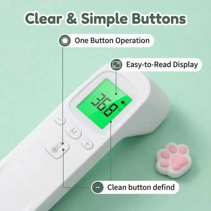 2-in-1 Cat Dog Thermometer Display Reading