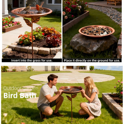 Outdoor Vintage Iron Bird Feeder Waterer