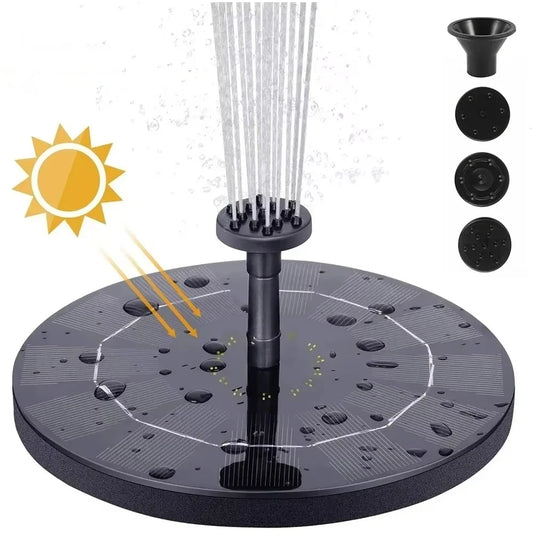 Solar Fountain Pump Bird Baths, Pool, Pond Decor