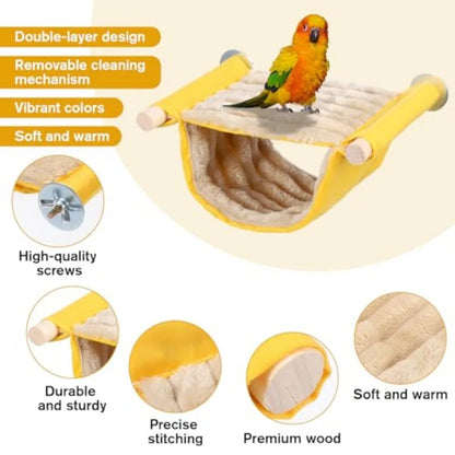 Bird Hanging Hammock, Snuggle Hut, Bed For Cage