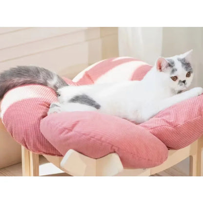 Comfortable Pet Sofa for Cats And Small Dogs, Wooden Legs