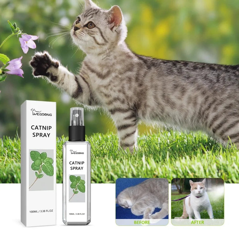 Catnip Spray Anxiety Relief Enhances Vitality