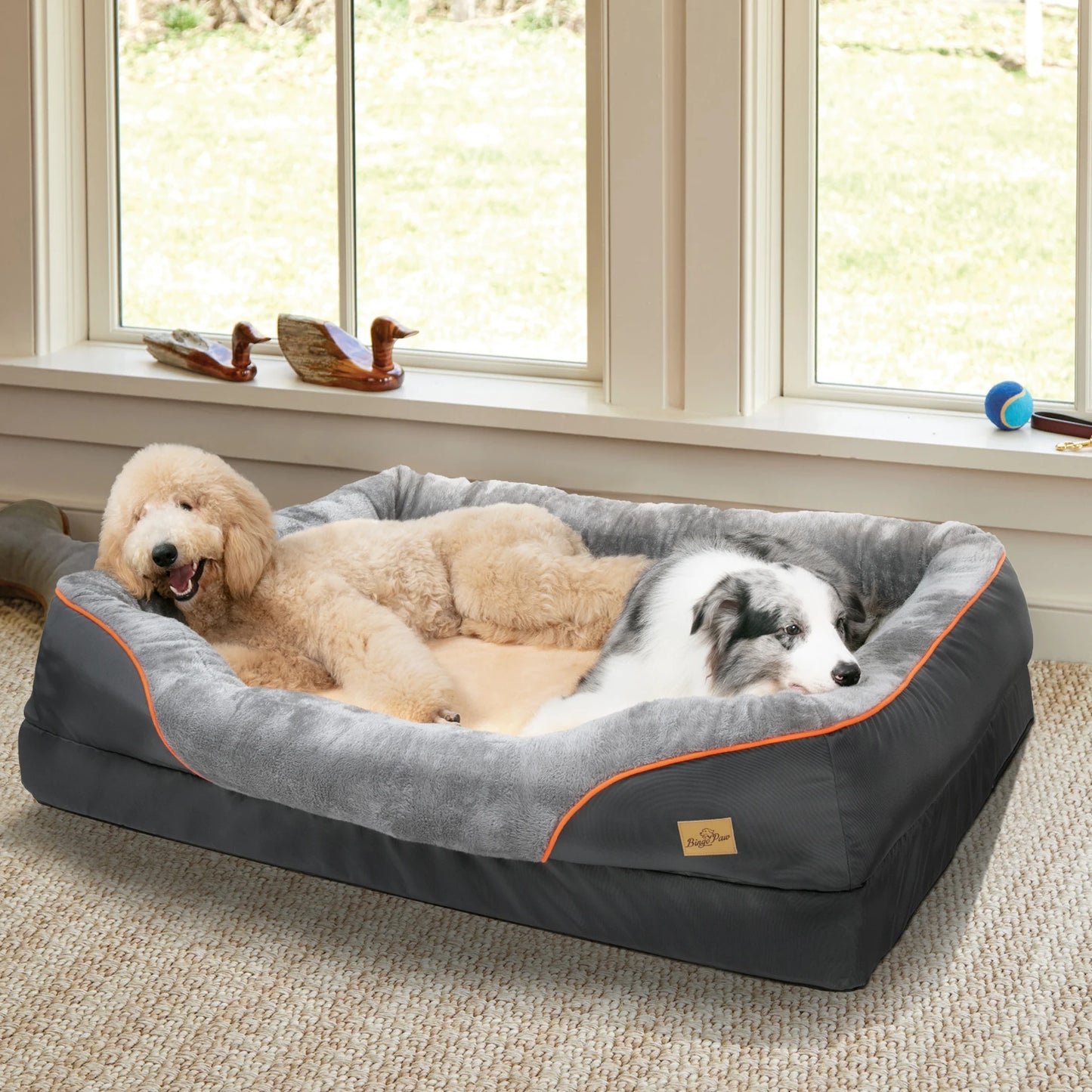 Large Dog Bed Comfortable Anti Allergy Warm Fleece