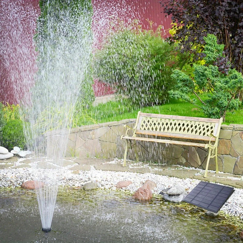 Bird Bath, Garden Waterfall, Floating Pump, Solar Fountain