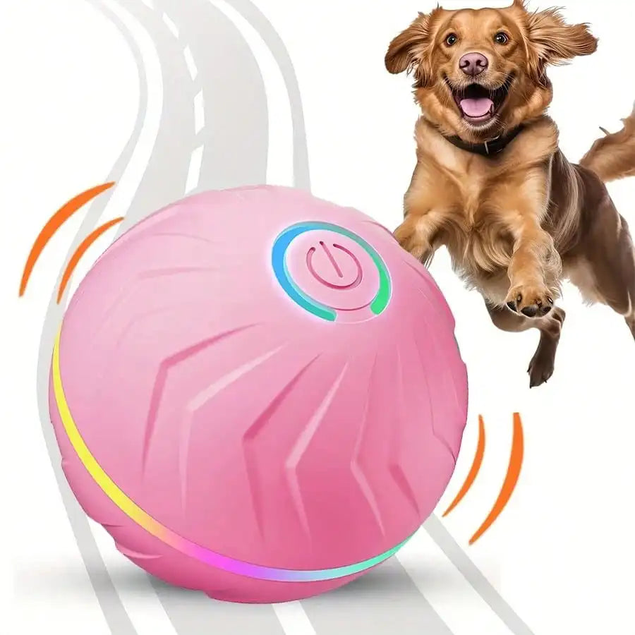 LED Light Smart Rolling Dog Ball Interactive Play Toy