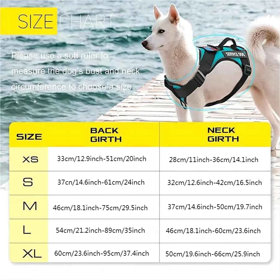 Dog Harness And Leash Set With Reflective Walking Traction Rope