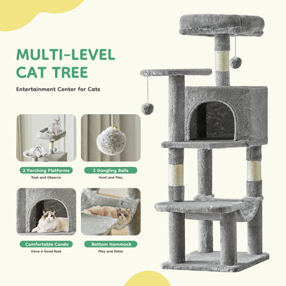 Multi-Cat Climbing Tower for Indoor Cat