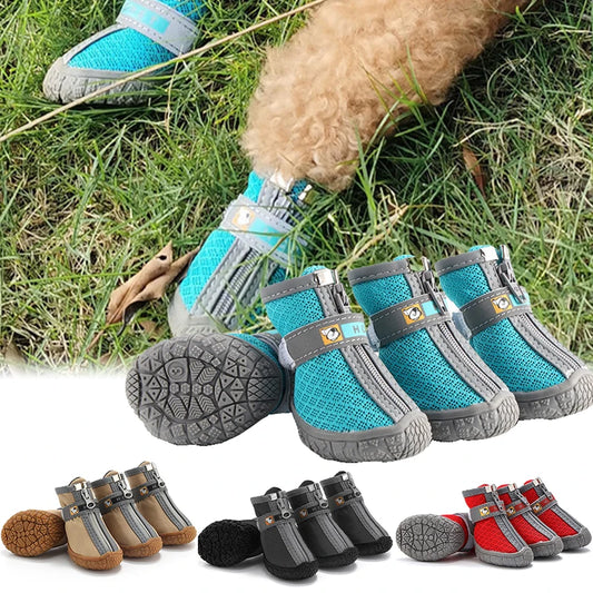 Protection Paw Pet Shoes, Breathable, Non-Slip, Reflective