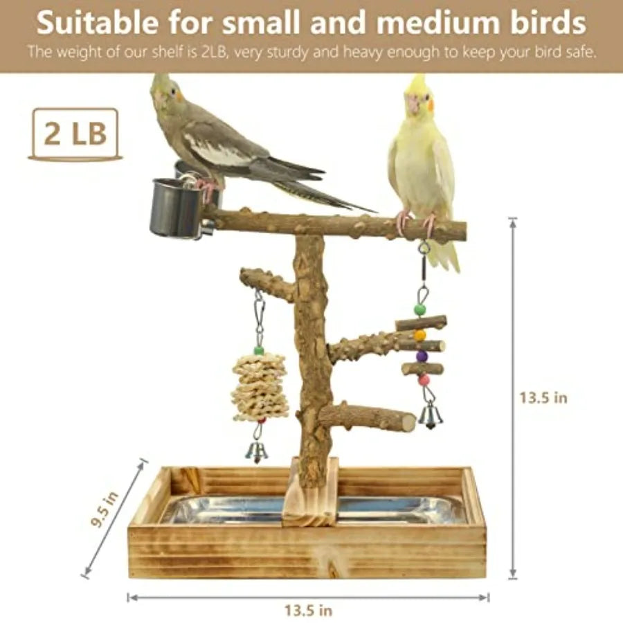 Bird Cage Accessories, Perches, Trays, Cups, Chew Toys
