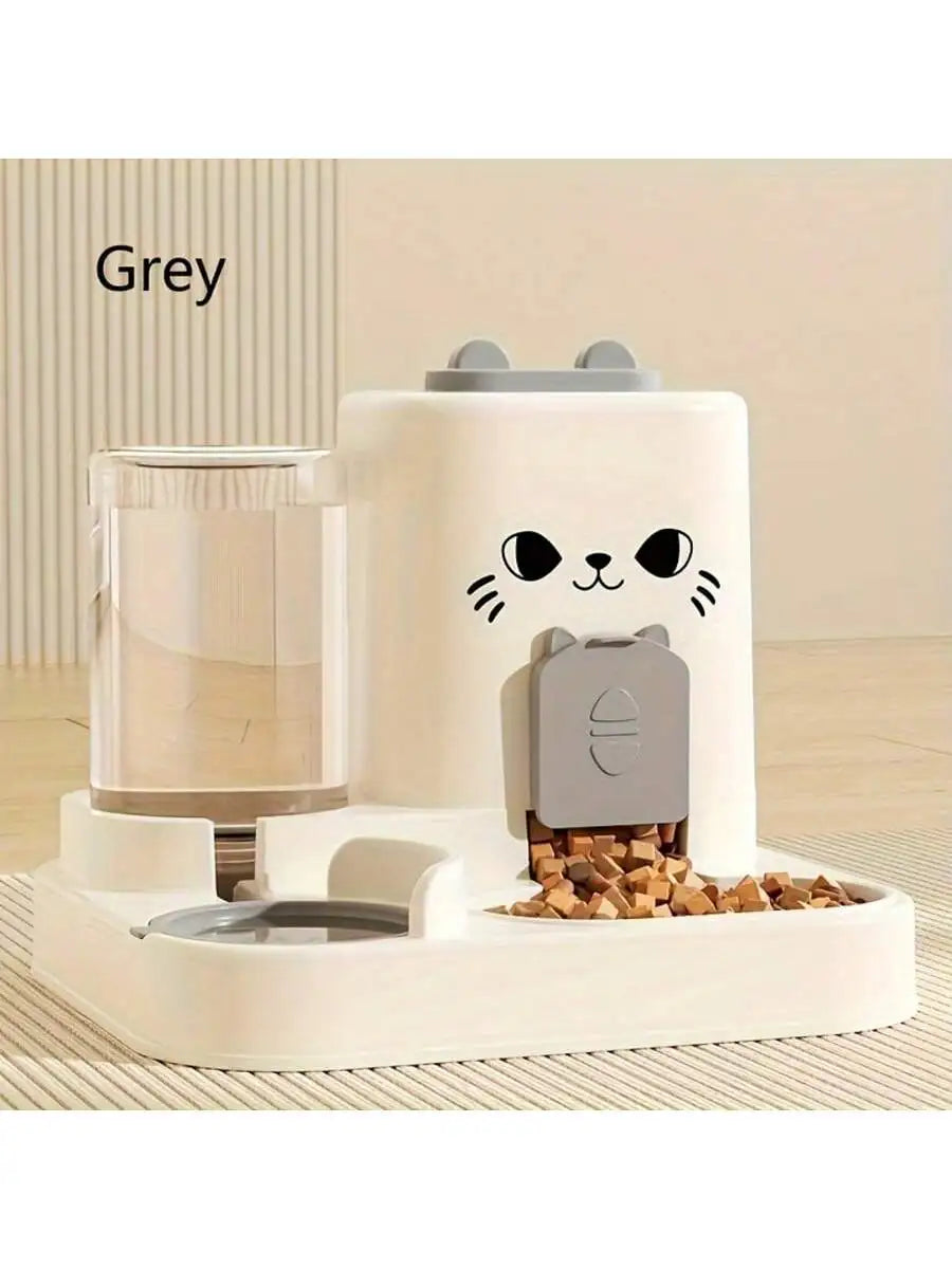 2-in-1 Automatic Cat Food Water Dispenser