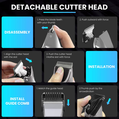 Dog Hair Clipper, 2 Power Modes, Rechargeable