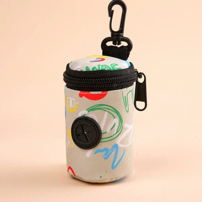 Hangable Dog Poop Bag Dispenser Zipper Top