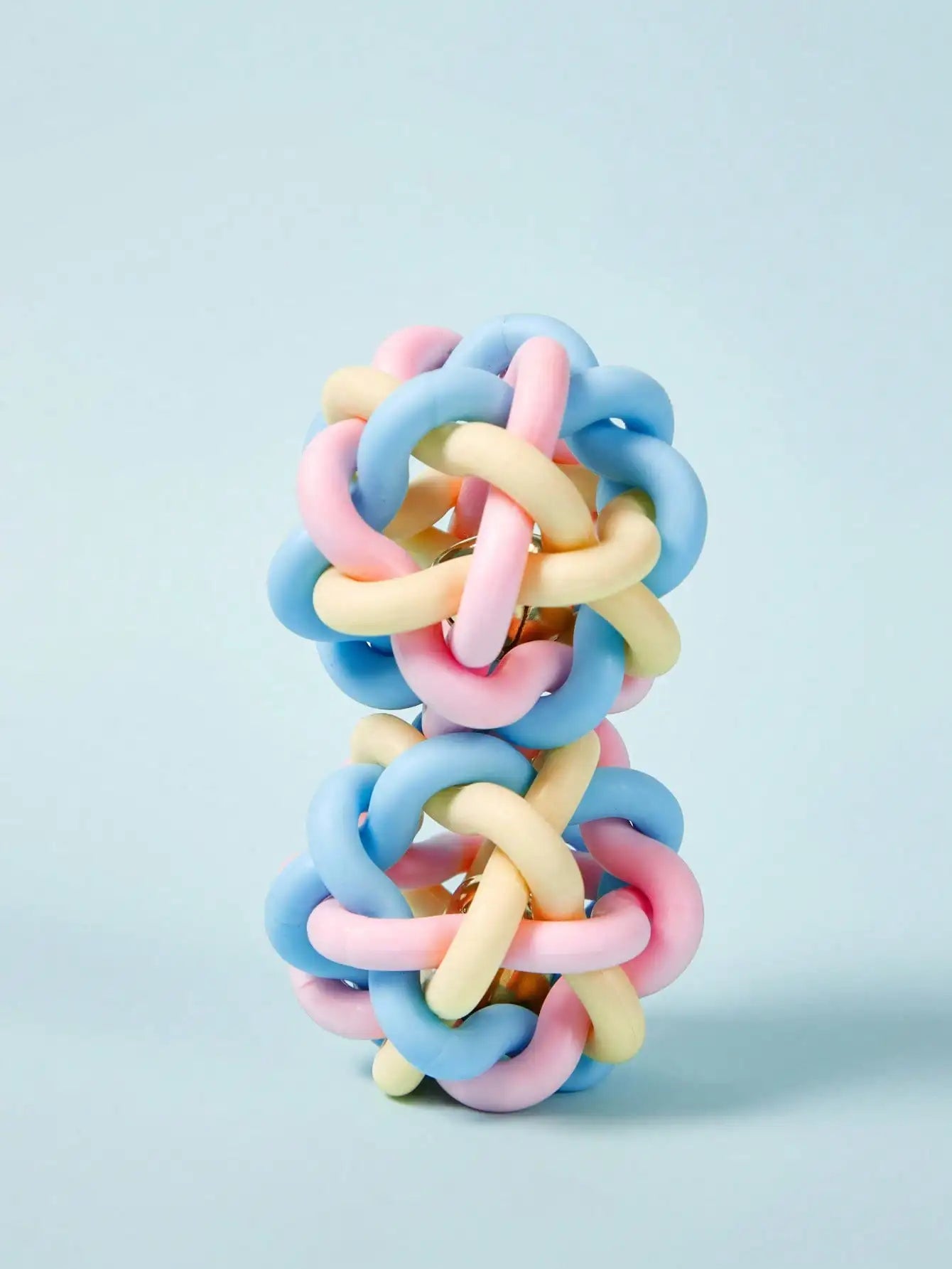 Pet Braided Bell Ball Toy For Entertainment
