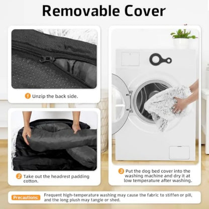 Calming Dog/ Cat Bed Plush Mat for Furniture Protection