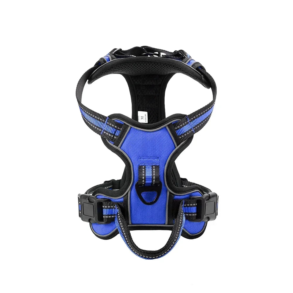 Nylon Dog Harness, Reflective, Breathable, No Pull