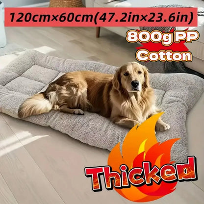 Plush Dog Bed, Waterproof, Washable, Anti-Slip