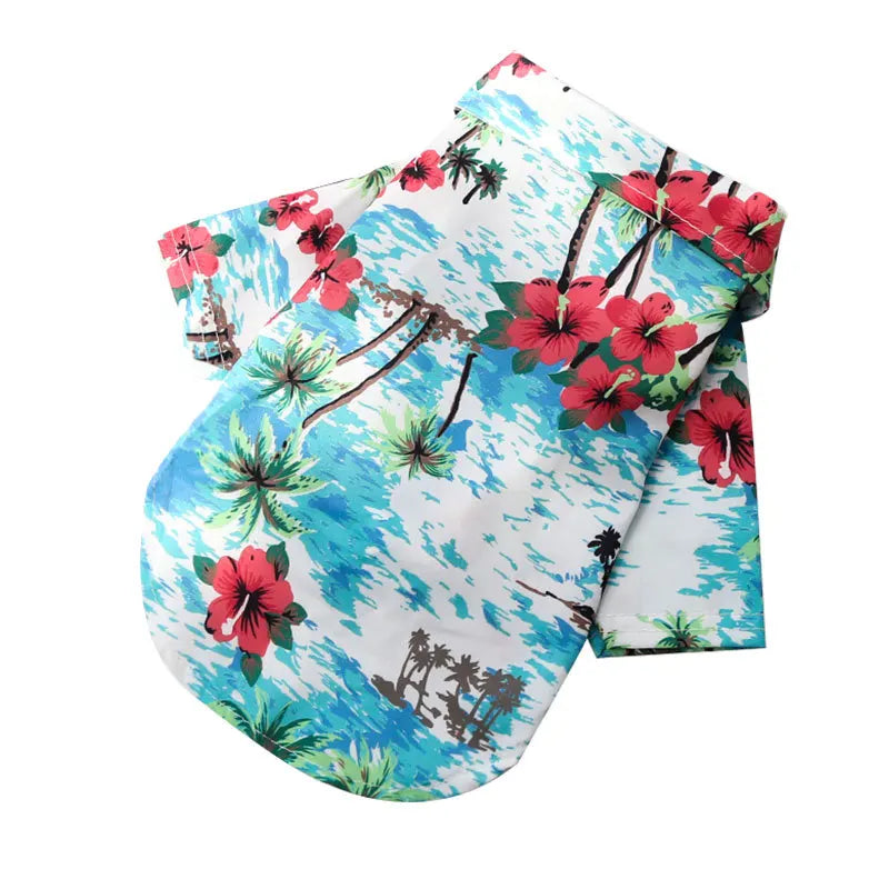 Hawaiian Style Dog Summer Clothing
