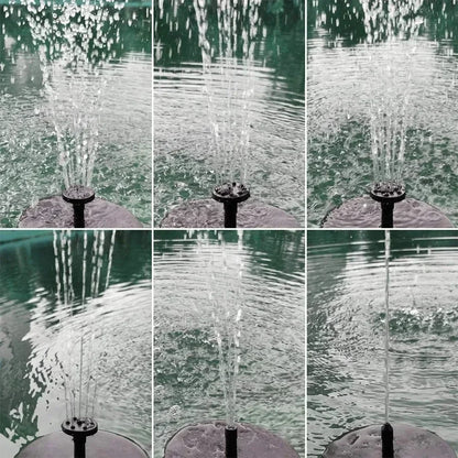 Solar Fountain Pump Bird Baths, Pool, Pond Decor