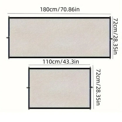 Heavy Duty Dog Barrier Gate with Hooks Indoor