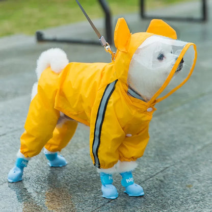 Dog Raincoat, Full Body Coverage, Reflective