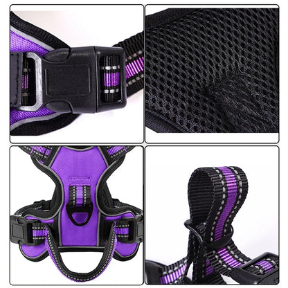 Dog Harness Reflective Breathable No Pull