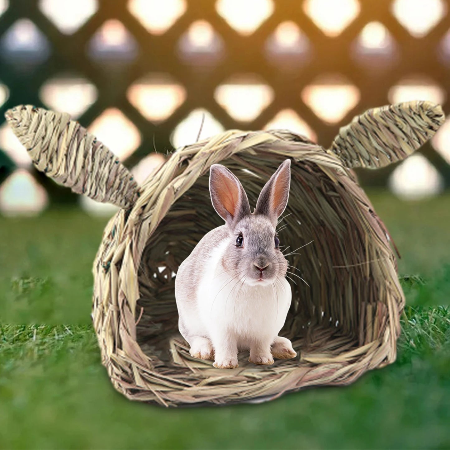 Rabbit Straw Nesting Grass House