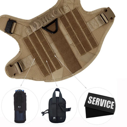 Large, Medium Dog Harness, Collar And Leash Set