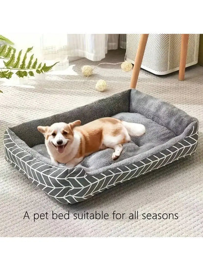 Super Soft, Plush Dog Cat Bed, Anti-Slip