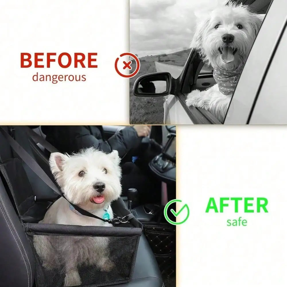 Breathable Pet Car Seat Adjustable Safety Belt