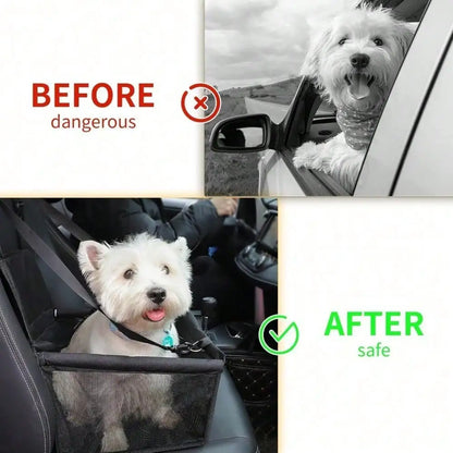 Breathable Pet Car Seat Adjustable Safety Belt