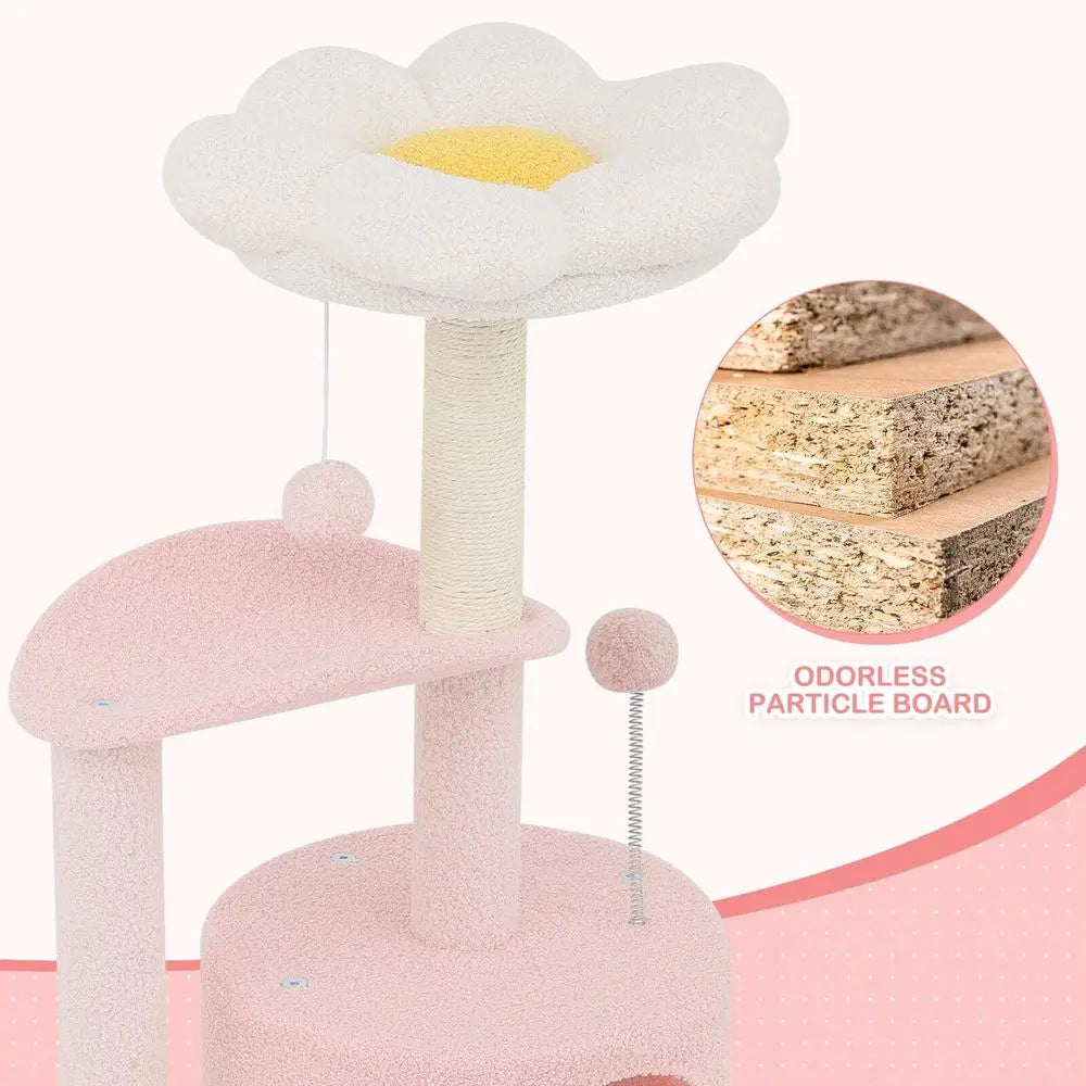 Cat Tower, Activity Tree For Indoor Cats, Cozy Condo